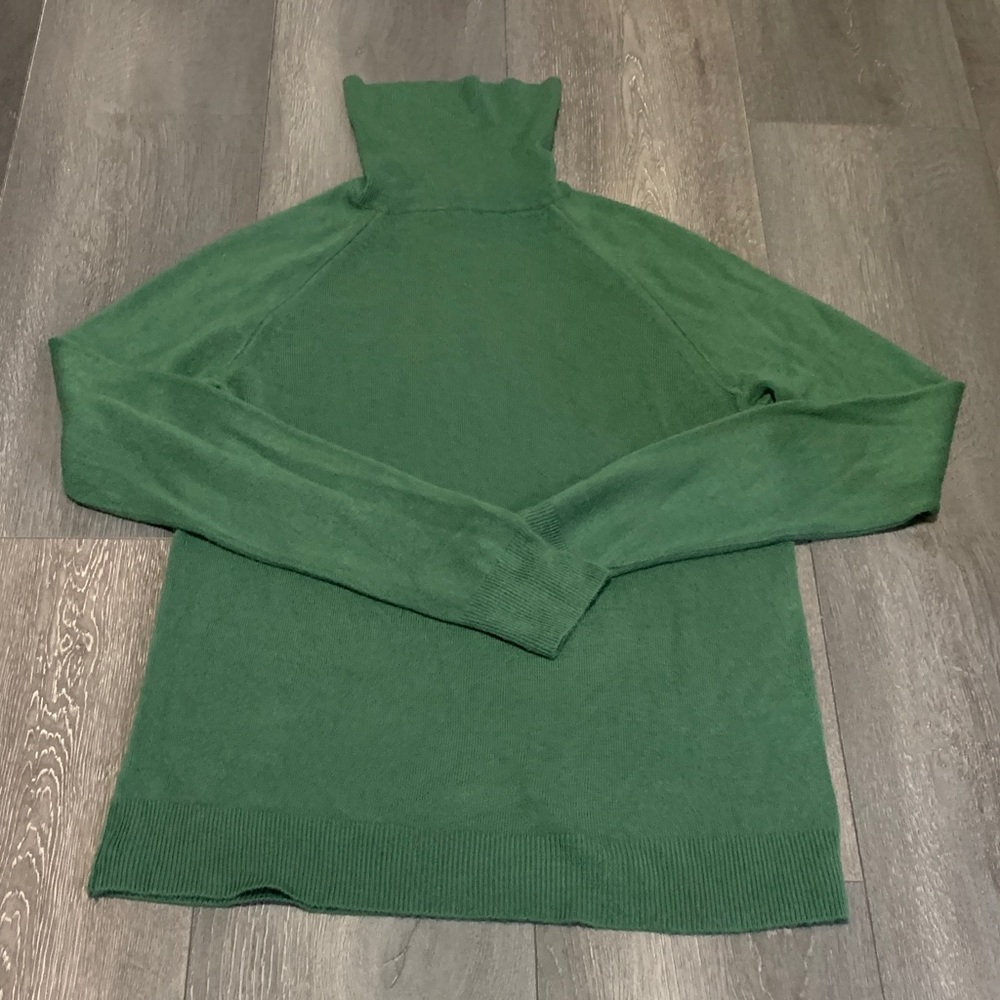 Karen Scott Forest Green Turtleneck Sweater